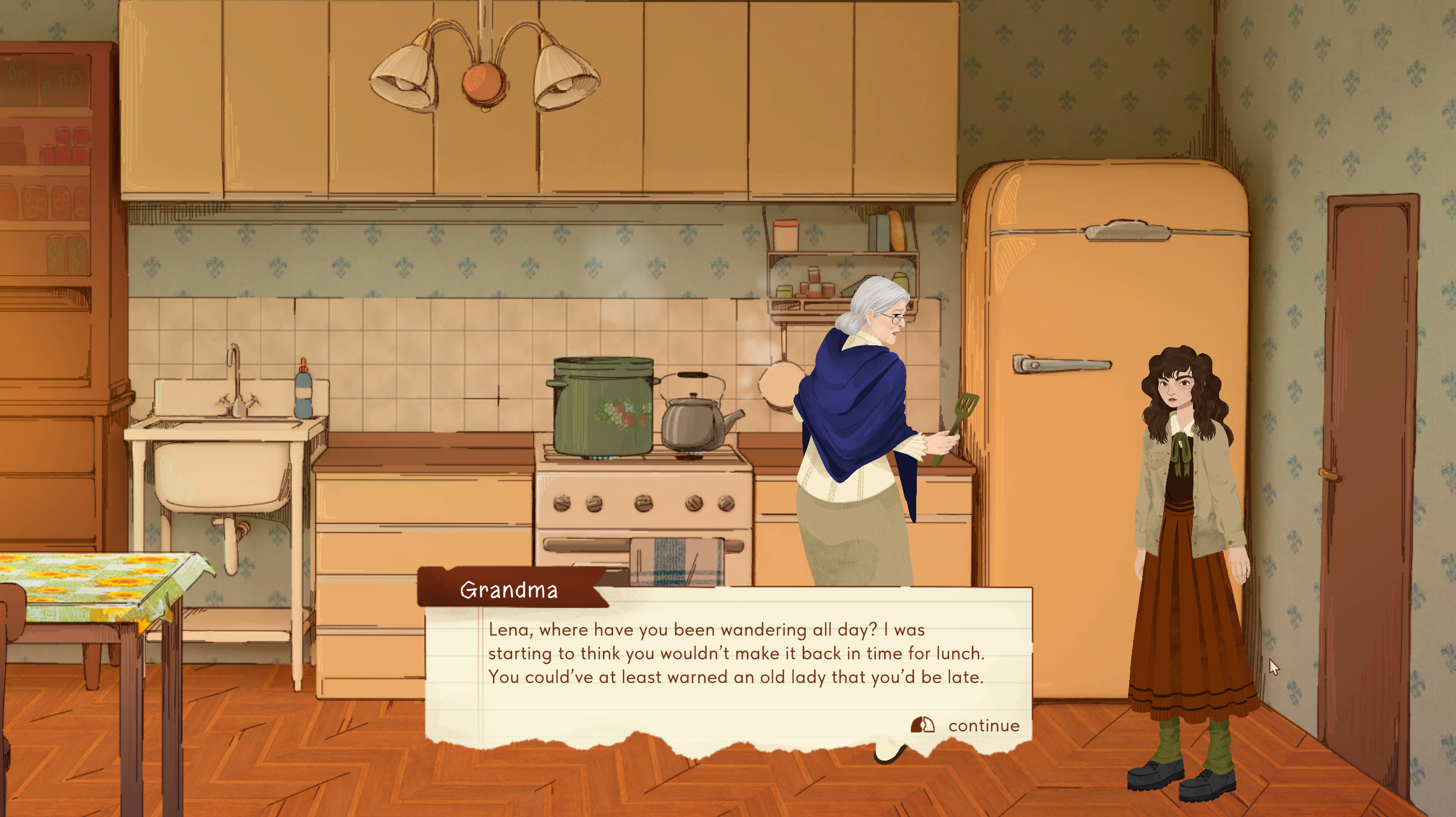 In-game scene